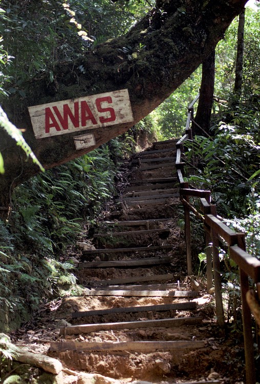 Ascending Mt. Kotakinabalu 1992