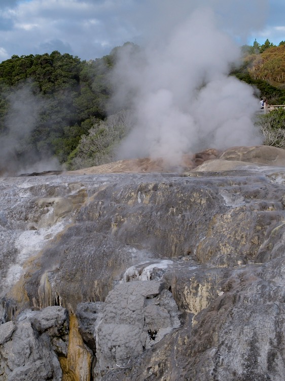 Steaming hot